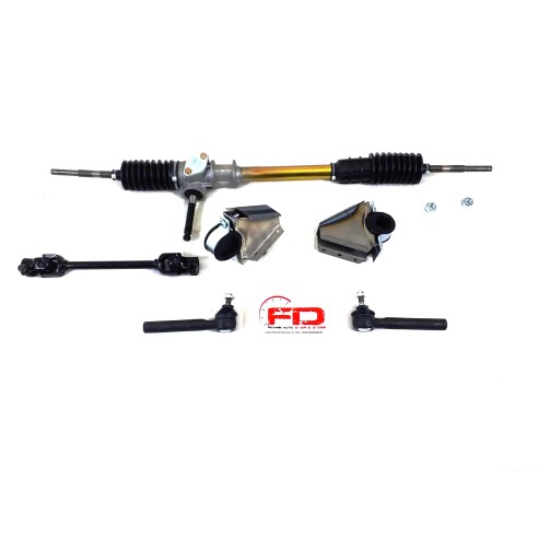 KIT CONVERSIONE  SCATOLA  STERZO A CREMAGLIERA FIAT 500 126