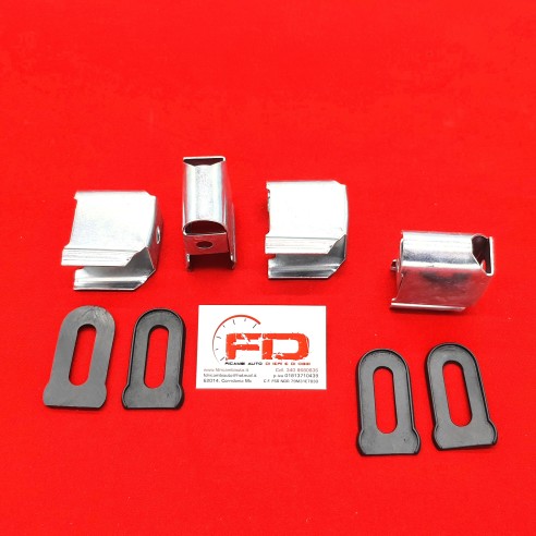 DISTANZIALI KIT MONTAGGIO  SUPPORTO PARAURTI FIAT 500 ZINCATI