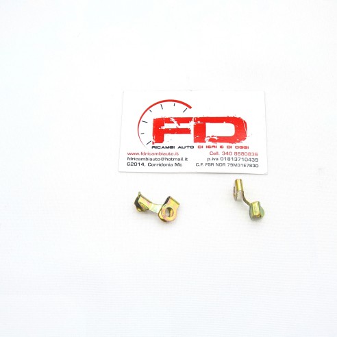 COPPIA FERMI ASTA ACCELERATORE PER FIAT 500 126