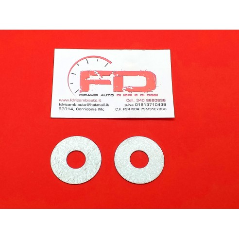 COPPIA RONDELLE BRACCI SOSPENSIONE POSTERIORE Sp. 0,80mmFIAT 500