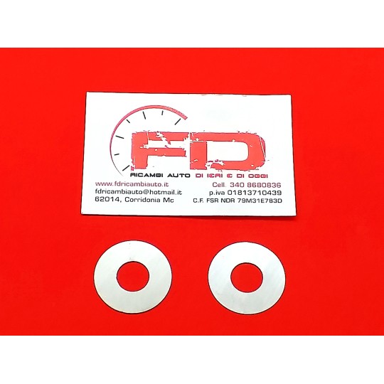 COPPIA RONDELLE BRACCI SOSPENSIONE POSTERIORE Sp. 0,50mm FIAT500