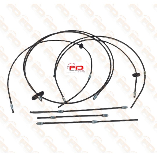 KIT TUBI FRENO IN METALLO FIAT 126