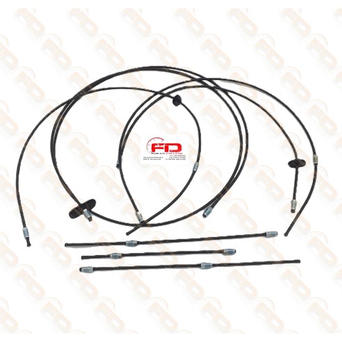 KIT TUBI FRENO IN METALLO FIAT 126