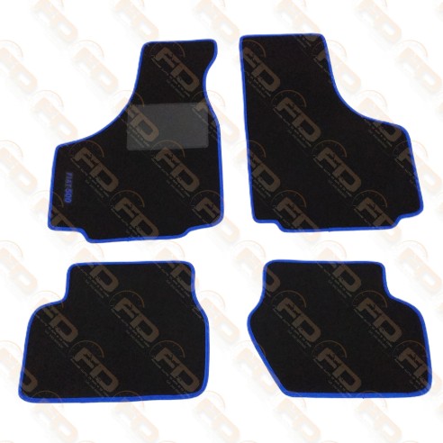 KIT TAPPETI BORDO BLU FIAT 500 (4 PEZZI)