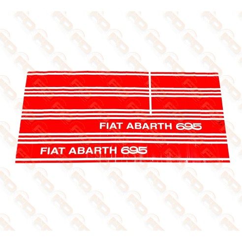 KIT ADESIVI LATERALI ABARTH 695 FIAT 500