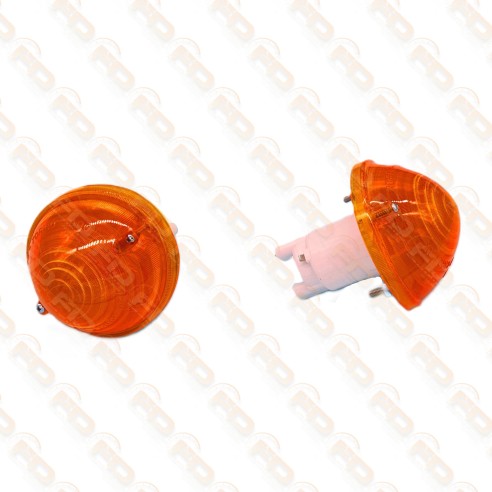 SOTTOFARI ANTERIORI COLORE ARANCIO PER FIAT 500F/L/R